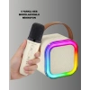 Bluetooth Karaoke Mikrofon Ve Hoparlör Seti Taşınabilir