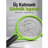 Böcek Önleyici Elektronik Sinek Öldürücü | Üç Katmanlı Güvenlik Izgarası Yeni Nesil