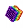 Boncuk Mıknatıs 216 Adet 5mm Mıknatıslı Lego Magnet Neo Cube Gümüş Neo Karışık