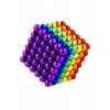 Boncuk Mıknatıs 216 Adet 5mm Mıknatıslı Lego Magnet Neo Cube Gümüş Neo Karışık