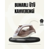 Buharlı Ütü 2200w Seramik Taban 300 Ml Kahverengi Dikey Ütüleme