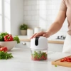 280ml Şarjlı Taşınabilir,Pratik,Kolay Temizlenebilen Hızlı Sessiz Kablosuz USB ile Şarj Olabilen Mini Mutfak Doğrayıcısı