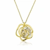 ​925 Ayar Gümüş Gold Gül Kadın Gümüş Kolye T6900 (599599)