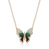 925 Ayar Gümüş Minimal Kelebek Bayan Gümüş Kolye T5960 (599599)