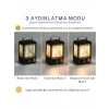 Ampul Solar Şarj Edilebilir 12 Led 1 Rustikli Led Kamp Lambası