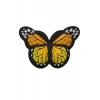 Aplike Ütü İle Yapışan Kelebek Sarı Arma 7x5 cm