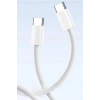 Apple 15/15 Pro Type-C to Type-C Hasır Örgü Hızlı Şarj Kablosu (1m)