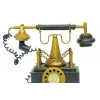 Byhodi Dekoratif Metal Telefon Kumbaralı Biblo Hediyelik (599599)