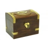 Byhodi Kumbara Kilitli Ahşap Kutu Kumbara Hediyelik (Knm-H0072) (599599)