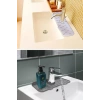 Lavabo İçin Silikon Esnek Mat Musluk Sapı Damlama Tutucu Raf Mutfak Tezgahı Sıçrama Koruma