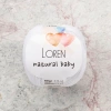Loren Natural Baby Beyaz El Örgü İpi - R001 - 33829