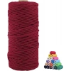 Pamuk Makrome 2 mm Bordo