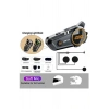C50 Motosiklet Intercom Kask Kulaklık 1000 Mah Rgb Işıklı Bluetooth Kulaklık Ip67