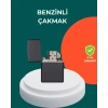 Çakmak Parlak Siyah Doldurulabilir Hedyelik Eşya