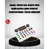 Canlı Yayın Ve Karaoke İçin Profesyonel Ses Kartı Bluetooth Destekli
