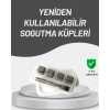Çevre Dostu Metal Buz Küpü Ve Kullanışlı Klips Seti