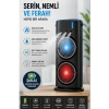 Çift Başlıklı Sprey Fan Nemlendirici Ve Renkli Led Işıklı Siyah