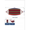 Çift Kişilik Xl 260x150cm Kolay Kurulabilir Kanvas Hamak Çantalı