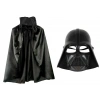 Çocuk Boy Yıldız Savaşları  Wars Darth Vader Maskesi Ve 90 Cm Pelerin Seti Siyah