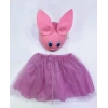 Çocuk Gösteri Kostümü Pembe Tavşan