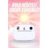 Çocuklara Özel Şirin Tasarımlı Mini Fotoğraf Yazıcısı 3 Adet Rulo Hediyeli