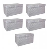 Çok Amaçlı Düzenleyici Kutu Organizer Cırt Cırtlı Hurç Mega Plus Boy 40cm X 30cm X 70cm (5 Adet)