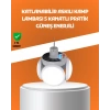 Çok Amaçlı Katlanabilir Güneş Enerjili Kamp Lambası – Masa Üstü Ve Asılabilir Kullanım