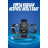 Çoklu Kordon Hediyeli Akıllı Saat Çağrı Cevaplama Müzik Dinleme Dokunmatik Ekran