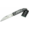 Cr 0102 Kamp Çakı 20 Cm - Balık Desenli Metal Sap, Kılıflı, Kutulu