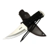 Crkt Scrub Fixed 2712 Wy Kamp / Outdoor Bıçak 22,5cm - İpli Sap, Deri Kılıflı