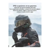 D2-6x 1000m Mesafeli 6 Kanallı İntercom Bluetooth Motosiklet Kask Kulaklığı İntercom Kulaklık