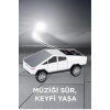 D68 Cyber Model Araba Tasarımlı Bluetooth Hoparlör 15w Güçlü Ses Rgb Led /tws/usb Beyaz