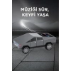D68 Cyber Model Araba Tasarımlı Bluetooth Hoparlör 15w Güçlü Ses Rgb Led /tws/usb Gri