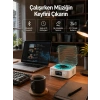 Dekoratif Gece Işıklı Bluetooth Hoparlör – Zaman Ve Pil Ekranlı