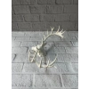 Dekoratif Geyik Başı Heykel 25 Cm Modern Minimal Tasarım
