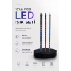 Dekoratif Ortam Aydınlatması Rgb Led 10’lu Çubuk Seti