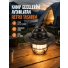 Dekoratif Ve Fonksiyonel Taşınabilir Kamp Gece Lambası