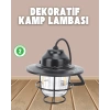 Dekoratif Ve Fonksiyonel Taşınabilir Kamp Gece Lambası