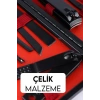Deri Çantalı 17 Parça Manikür Çelik Set