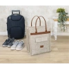 Deri Kulplu Ayakkabı Seyahat Çantası 04263