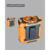 Dijital Ekranlı Turbo Mini Fan – 3 Kademeli Hız, Sessiz Çalışma Ve Type-c Şarj