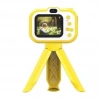 Dijital Fotoğraf Makinesi Çocuk Mini 1080p Hd Kamera Selfie Tripotlu Ön Arka Kamera
