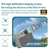 Dijital Kamera 4k Hd 48mp 16x Zoom Flaşlı Kayar Retro Video Kamera 2.8’’ Ekran 64gb Sd Kart Hediyeli Gümüş