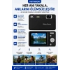 Dijital Kamera 4k Hd 48mp 16x Zoom Flaşlı Kayar Retro Video Kamera 2.8’’ Ekran 64gb Sd Kart Hediyeli Siyah