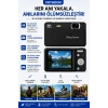 Dijital Kamera 4k Hd 48mp 16x Zoom Flaşlı Kayar Retro Video Kamera 2.8’’ Ekran 64gb Sd Kart Hediyeli Siyah