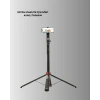 Dikey Ve Yatay Çekim Destekli Selfie Stick Tripod