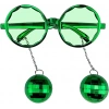 Disko Toplu Küpeli Parti Gözlüğü Yeşil Renk