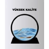 Döndürülebilir Dinamik Kum Tablosu – Stres Giderici, Yüksek Kaliteli Cam Ve Doğal Kum İle Sanatsal Masa Dekoru
