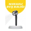 Duş Başlığı Yüksek Basınçlı Masaj Taraklı 3 Kademeli