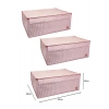 Düzenleyici Kutu Organizer Cırtlı Saklama Hurç Maxi Boy 30cm X 40cm X 50cm (5 Adet)